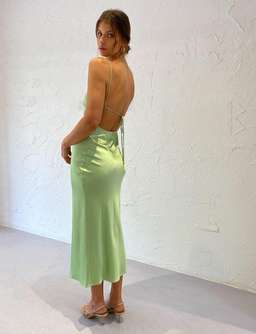 Bec & Bridge Apple Eyes Maxi Dress Apple Green Size 10  for rent on The Volte - image 5