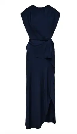 Manning Cartell Fluid Notion Drape Dress Navy Size 10 for rent on The Volte - image 4