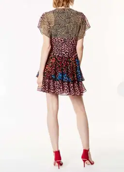 Karen Millen Leopard Tiered Dress for rent on The Volte - image 3