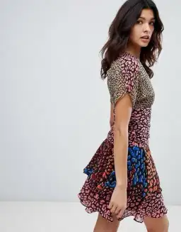 Karen Millen Leopard Tiered Dress for rent on The Volte - image 5