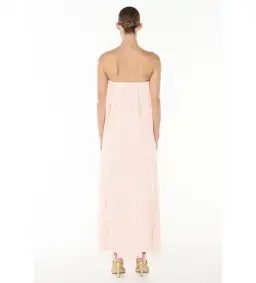 Manning Cartell Boundless Strapless Midi Dress Blush Size 10 for rent on The Volte - image 4