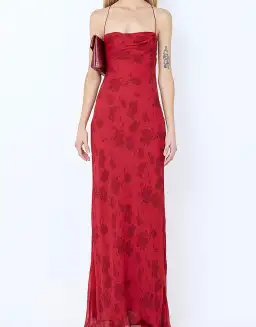 Bec & Bridge Ruby Slip Maxi Dress Size 8
