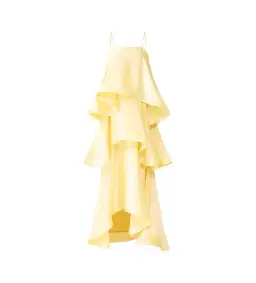 Elliat Tilly Tiered Maxi Dress in Butter Yellow Size M/AU 10 for rent on The Volte - image 4