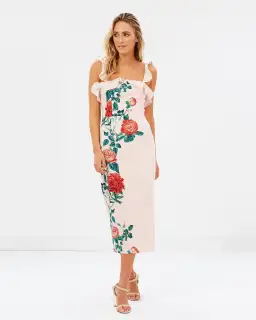 Pasduchas Ramone Midi Dress Floral Size 8 for rent on The Volte - image 2
