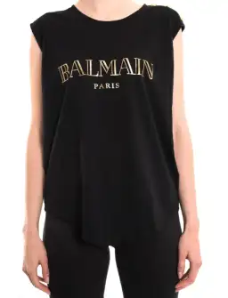 Balmain Logo T-Shirt Sleeveless Size 8 for rent on The Volte - image 1