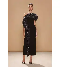 Sonya Moda Palermo Midi Dress Black Size M/AU 10 for rent on The Volte - image 1