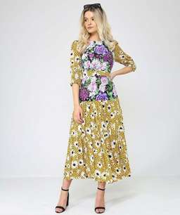 Rixo London Leopard Daisy Retro Dress Print Size 6 for rent on The Volte - image 1