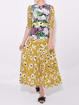 Rixo London Leopard Daisy Retro Dress Print Size 6 for rent on The Volte - image 2