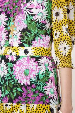 Rixo London Leopard Daisy Retro Dress Print Size 6 for rent on The Volte - image 4