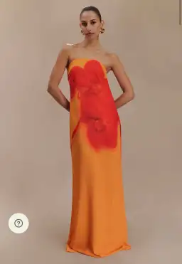 Meshki Amaya Strapless Maxi Dress Size M/AU 10