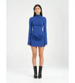 BENNI Veda Mini Dress Cobalt Blue Size AU 12