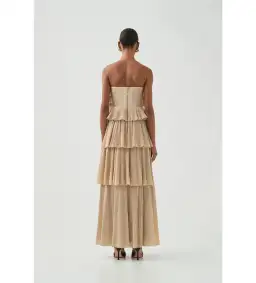 Aje Kyra Gown Gold Size 8 for rent on The Volte - image 8