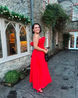 Elliatt Laurel Sleeveless Maxi Dress In Red Size M/AU 10 for rent on The Volte - image 2