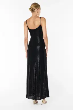 Manning Cartell High Voltage Slip Dress in Black Size 10 for rent on The Volte - image 3