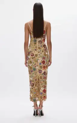 RACHEL GILBERT FRANCESCA GOWN DRESS GOLD SIZE 1 AU 8 for rent on The Volte - image 4