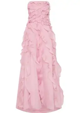 Aje Allairie Strapless Gown Chalk Pink Size 8 for rent on The Volte - image 2