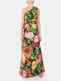 La Double J Roy Maxi Dress in Wonderland Floral Size S/AU 8