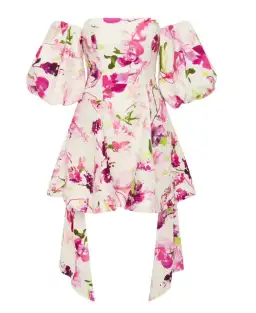 Aje Incarnation Mini Dress Fresh Flora Size AU 6 for rent on The Volte - image 5