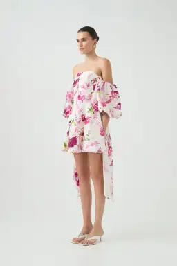 Aje Incarnation Mini Dress Fresh Flora Size AU 6 for rent on The Volte - image 1