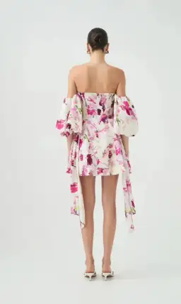 Aje Incarnation Mini Dress Fresh Flora Size AU 6 for rent on The Volte - image 4