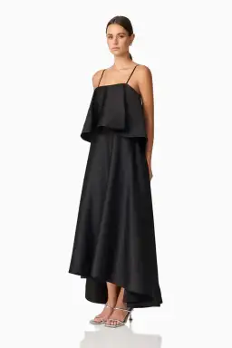 Elliat Reyna Tiered Maxi Dress in Black Size XS/AU 6 for rent on The Volte - image 2