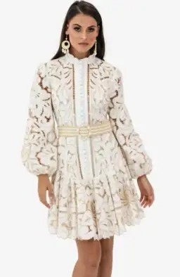 Zimmermann Edie Button Down Short Dress for rent on The Volte - image 1