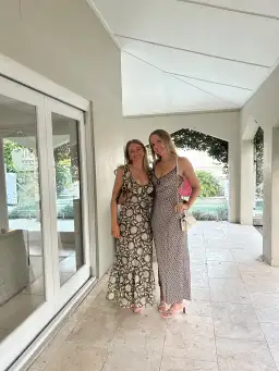 Bec & Bridge Aztec Design (brown/white) Maxi Dress Size AU8 for rent on The Volte - image 2