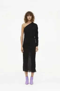 Manning Cartell  Zero Gravity Midi Dress Black Size 4 for rent on The Volte - image 1