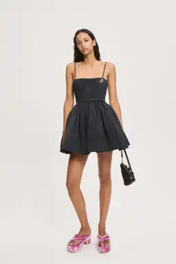Alemais Ember Mini Dress Black Size 6 for rent on The Volte - image 1