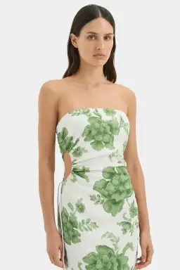 Sir Gardella Strapless Midi Dress for rent on The Volte - image 3