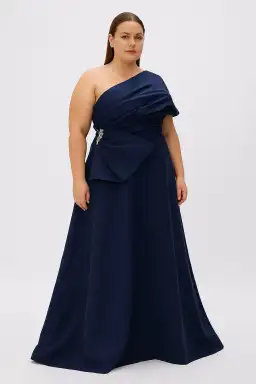 Rachel Gilbert Archer Gown Navy 6/AU18 for rent on The Volte - image 1