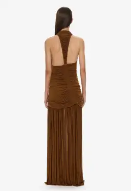 Christopher Esber Orion Gown Russet Size 10 for rent on The Volte - image 2