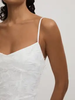 ANNA QUAN Stella Dress in Dandelion White 8  for rent on The Volte - image 3