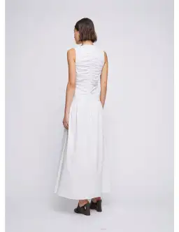 ANNA QUAN Arabella Maxi Dress Taupe Stripe 8 for rent on The Volte - image 7