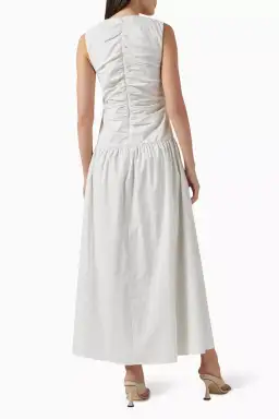 ANNA QUAN Arabella Maxi Dress Taupe Stripe 8 for rent on The Volte - image 4