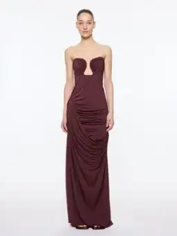 Paris Georgia Val Dress | Oxblood Size M for rent on The Volte - image 1