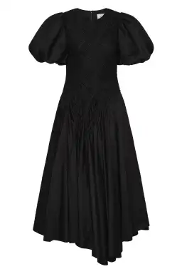 Aje Wisteria Midi Dress Black 12  for rent on The Volte - image 3