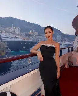 Rachel Gilbert Lorna Dress in black size 5 AU 16 for rent on The Volte - image 2