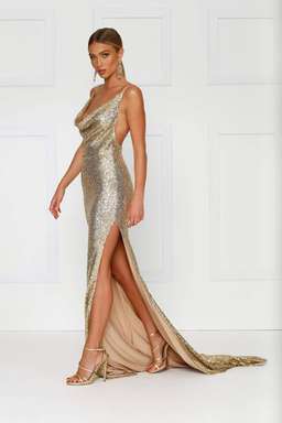 Alamour the Label Andriana Sequins Gown size 8
