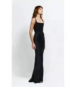 Effie Kats Keanna Maxi Gown Black Size M / AU 10 for rent on The Volte - image 3