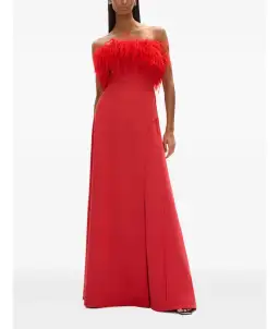 Rachel Gilbert Link Maxi Gown Red Size 1 / AU 8