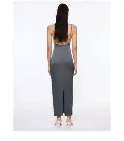 Paris Georgia Phoebe Slip Maxi Dress in Slate Size S / AU 8 for rent on The Volte - image 2