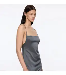 Paris Georgia Phoebe Slip Maxi Dress in Slate Size S / AU 8 for rent on The Volte - image 3