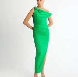 Sheike Ludlow Maxi Dress Green Size 18 