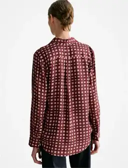 Trenery Mini Twill Painted Gingham Shirt Size 10  for rent on The Volte - image 2