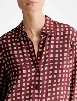 Trenery Mini Twill Painted Gingham Shirt Size 10  for rent on The Volte - image 4