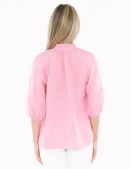 Jump Ruffle Neck Top Flamingo Size AU 16  for rent on The Volte - image 6
