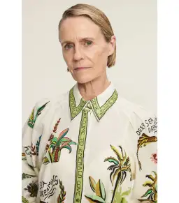 Alemais Day Dream Linen Midi Shirtdress Print Size AU 8  for rent on The Volte - image 2