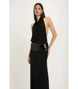 Ance Gria Adele Maxi Gown Black Size AU 8 for rent on The Volte - image 4