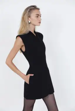 Capsule Wardrobe Cross Mini Dress Size 12 for rent on The Volte - image 2